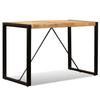 VidaXL Table de salle à manger Bois de manguier brut 120 cm