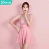 2026 Women's Fairy Style Slimming One-Piece Swimsuit - Tummy Concealing & Conservative for Summer Swimwear