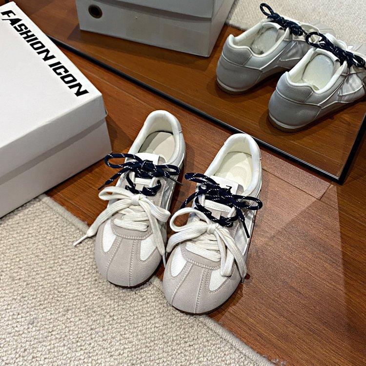 

Inner height increase breathable German training shoes women s shoes summer 2025 new versatile lace-up sports board shoes ins casual shoes 40