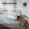 Stainless Steel Wireless Smart Pet Water Dispenser - Automatic Drinking Fountain for Dogs and Cats with Sensor