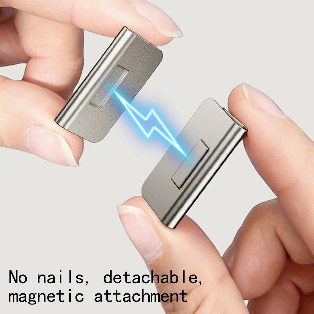 10 Paia di Clip Magnetiche per Tende, Fissaggi per Tende Senza Foratura, Design con Potente Tenuta Magnetica per Tende di Soggiorno/Camera da Letto/Patio
