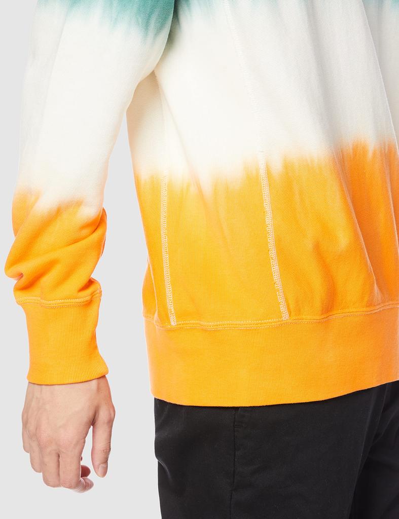 Hanorac cu guler rotund și logo REVERSE WEAVE, verde mușchi, L [Champion] (R) C3-U025 Masculin