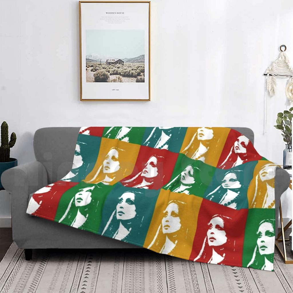 Fayrouz Pop Art Blanket Fashion Custom Fayrouz Fairouz Fairouz Singer Fayruz Arab Singer Arab Arabic Lebanese