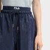 Fila Milano Series Casual Loose Solid Color Shorts Women Shorts Deep-Blue F11W535802FDB