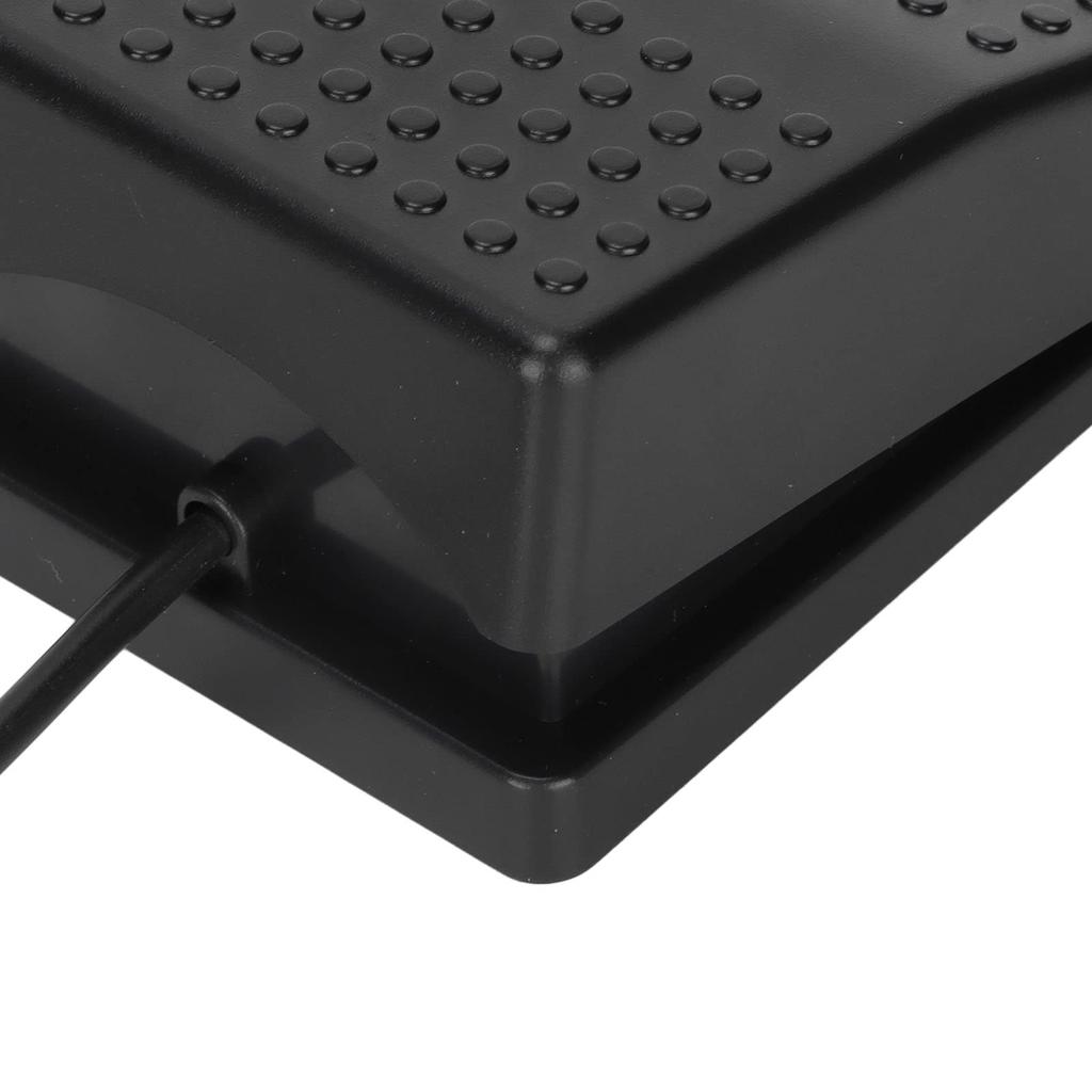 USB Foot Pedal Single Foot Switch, USB Foot Switch Video Game Computer Keyboard Control with 2M Extension Cable, Customized Programmable PC Action