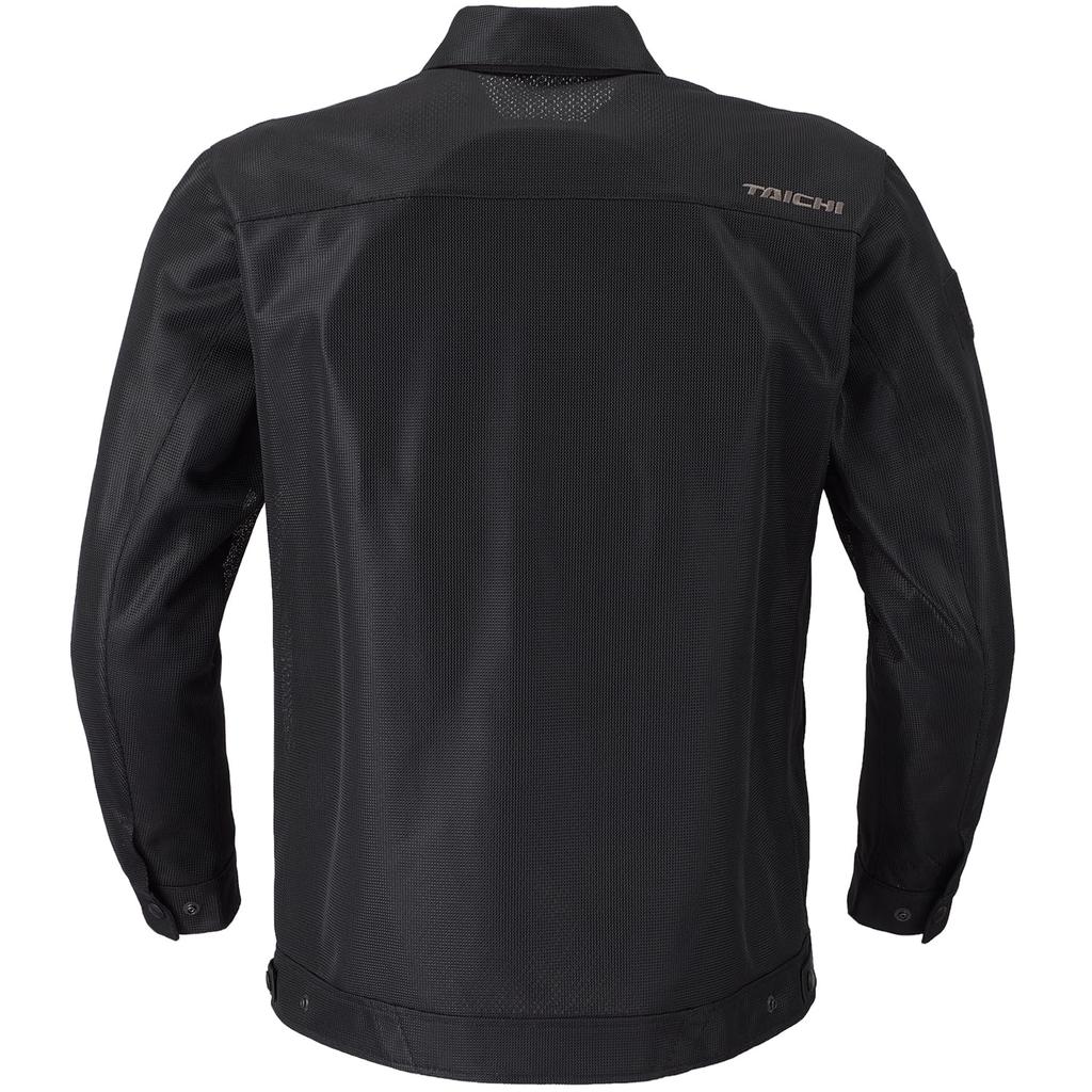 RS Taichi Miles Air Jacket RSJ353 BLACK M, Breathable Mesh Riding Jacket for Spring and Summer, with Built-in CE Protectors