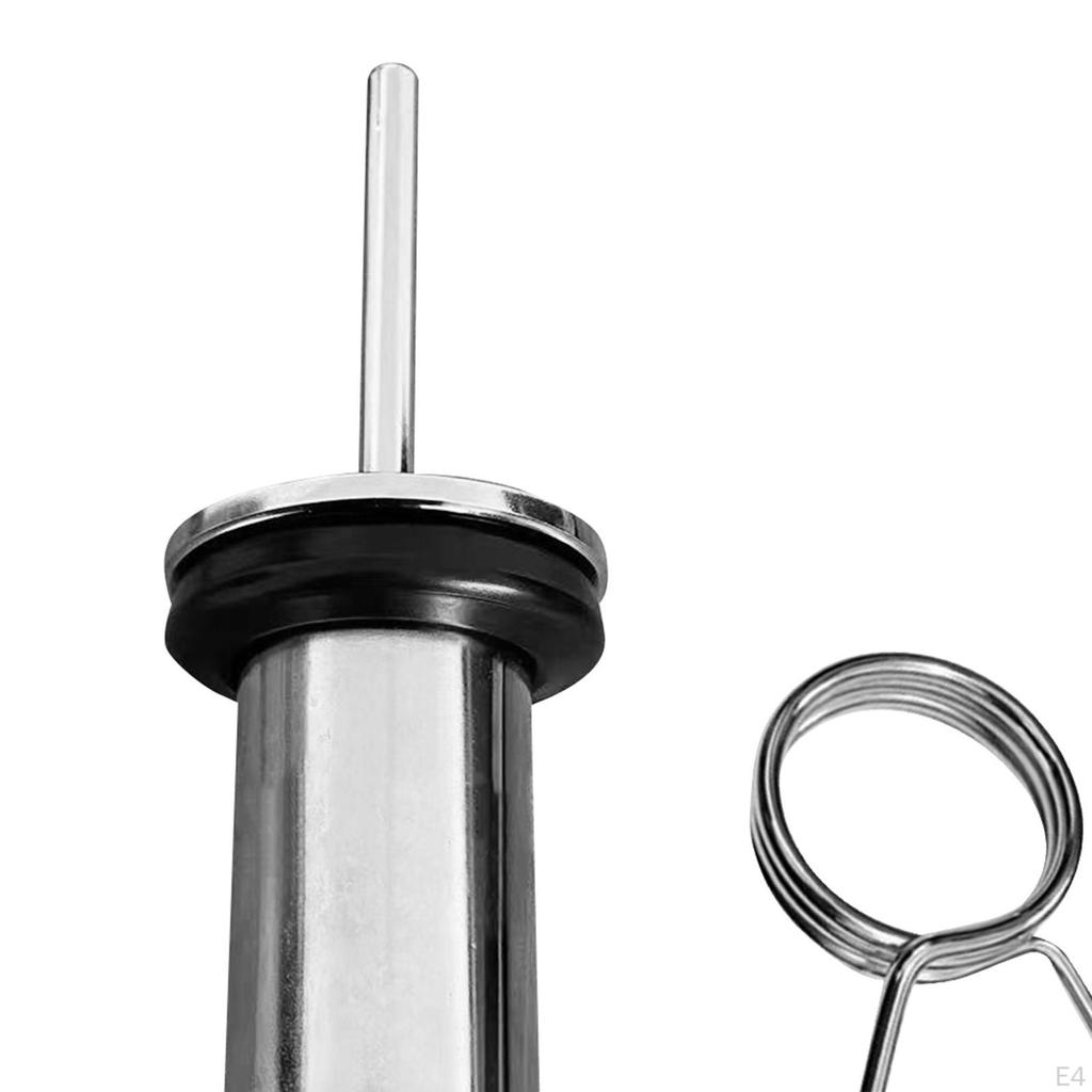Fitness Device Weight Stack Pin with Spring Clip Attachment