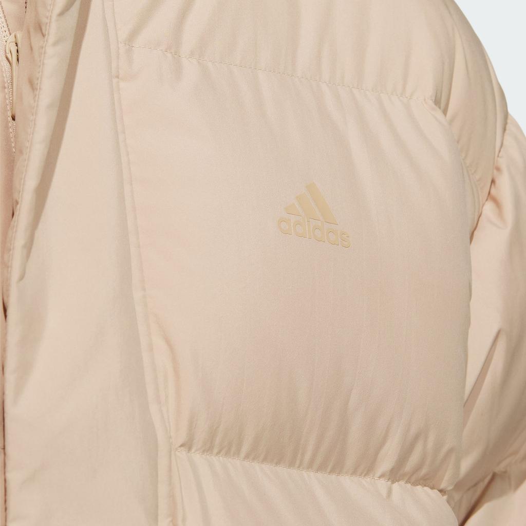 Adidas 600 Fill Letter Print Casual Outdoor Sports Hooded Down Jacket Men Jacket Light-Brown IV7562