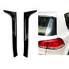 Rear Window Side Trunk Spoiler Canards Splitter Fit For VW Golf 6 MK6  2008-2013 Accessories  Glossy Black ABS