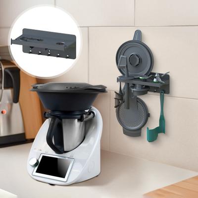 Sieninis laikiklis Thermomix TM6/TM5/TM31, lipnus priedų laikiklis, virtuvės organizatorius Thermomix dangčiui, mentelėi, matavimo puodeliui