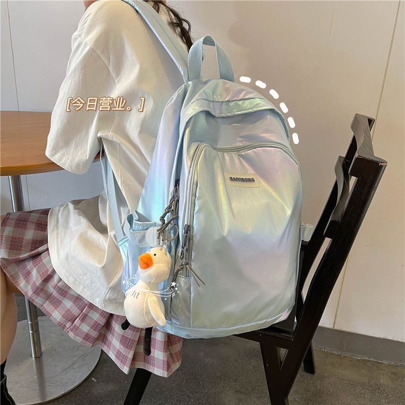 Women's Backpack Schoolbag Women's Oxford Spinning High-capacity Backpack Junior High School Students' Fashion Backpack Office Computer Bag