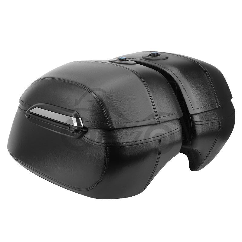 Compatible Universal Motorcycle Side Cases for Yamaha, Harley, Victory, BMW, Kawasaki, Suzuki, Benelli