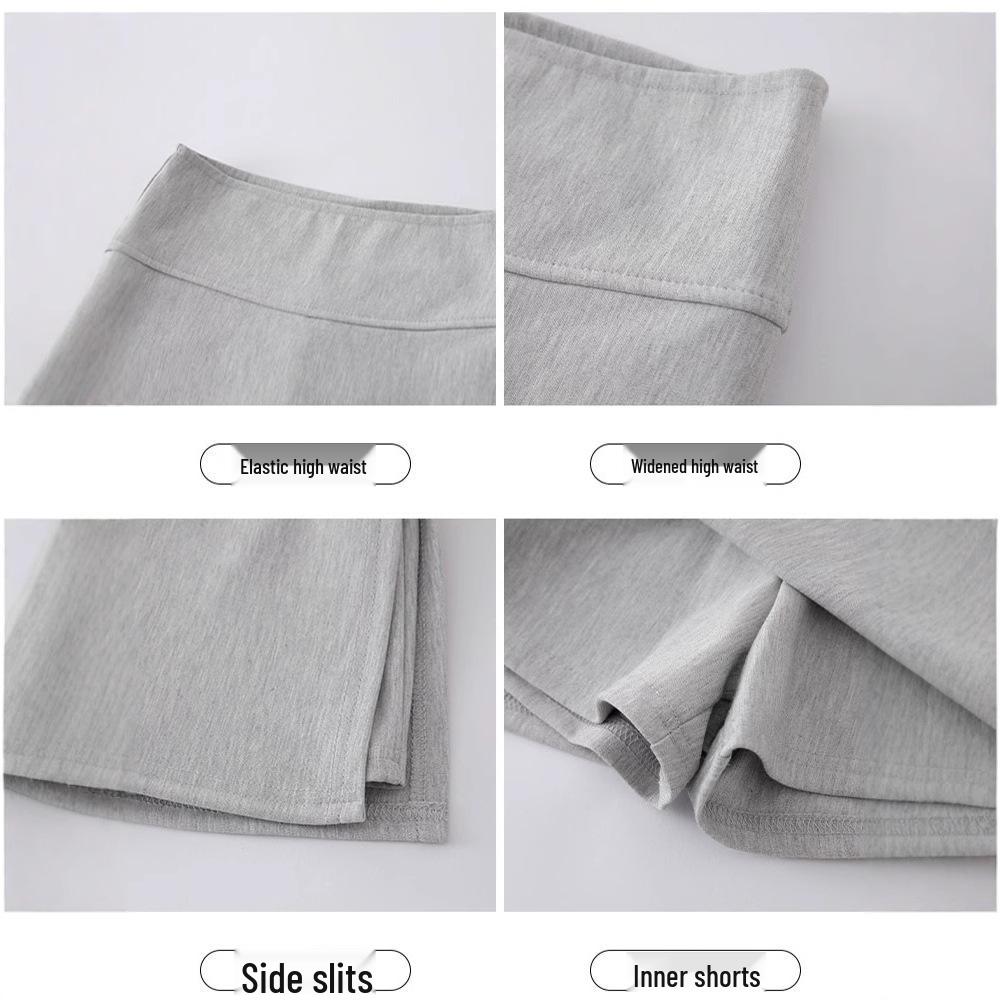 2025 Women's Hip-Hugging Side Slit Sports Skirt - Yoga Midi & Mini Options for Summer