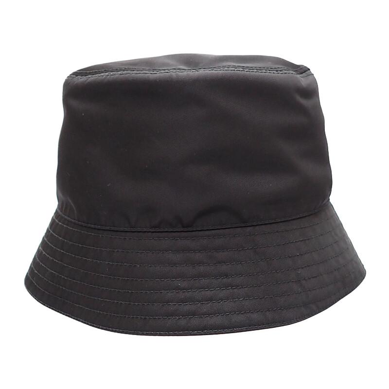 Prada 2HC137_2DRT_F0002 L Hat Black Nylon Mens