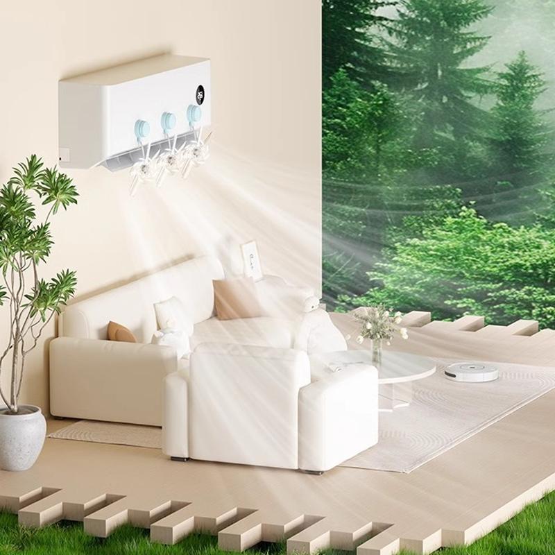 Wall Mounted Air Conditioning Guide Fan Deflector Adjustable Suction Cup Wind Shield Central Air Outlet Anti Cold Direct Blowing