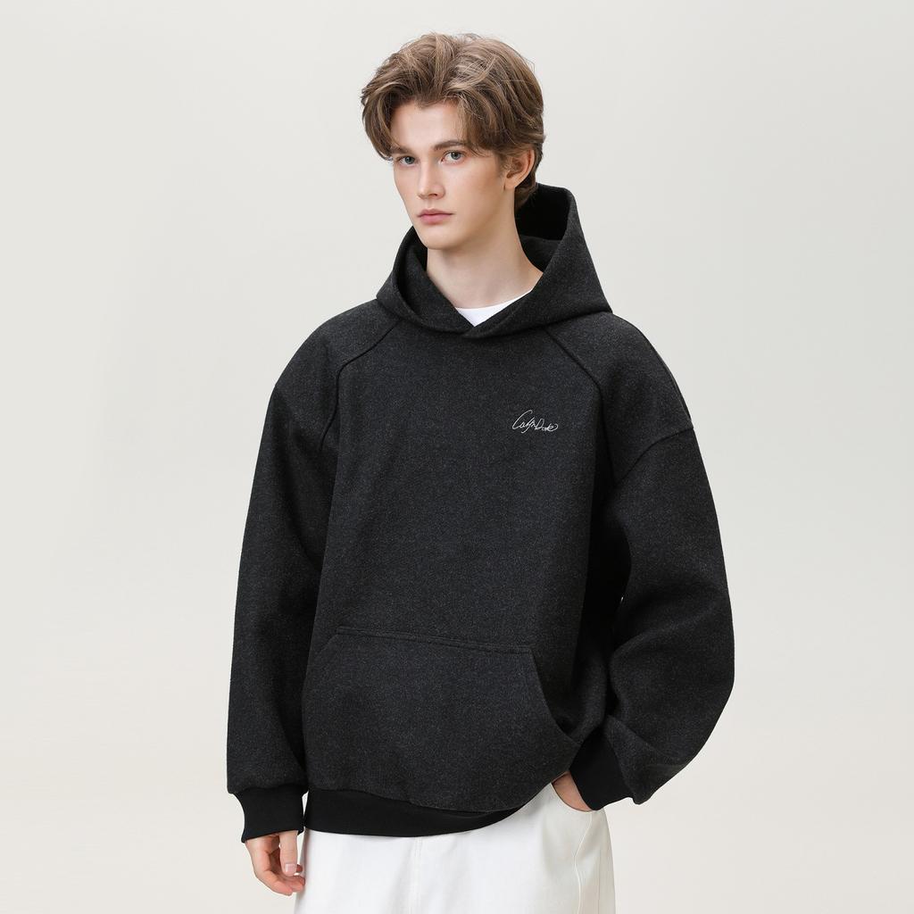 Men's Casual Hoodies Sweatshirts Fashion Long Sleeve Drawstring Top Pullover Hoodie with Pockets Loose Fit Hooded Shirts for Men