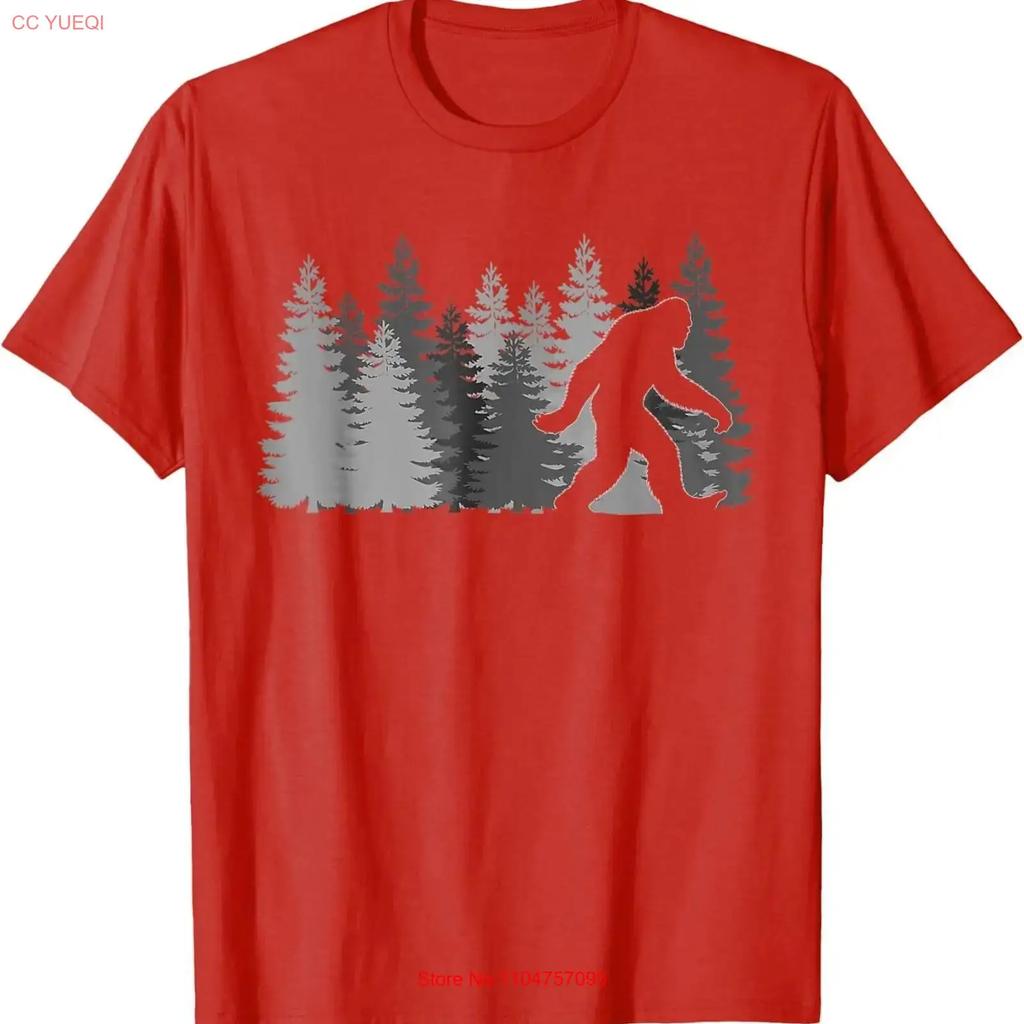 Vintage Bigfoot Sasquatch S Father Day T Shirt Vintage Casual Slightly Designer Clothes Graphic Stretched Fashion