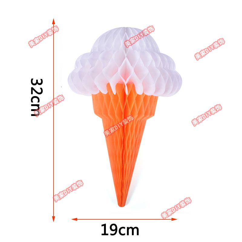 Spring Tropical Fruit Party Ceiling Decorations: Pineapple, Strawberry, Apple, and Grape Honeycomb Balls