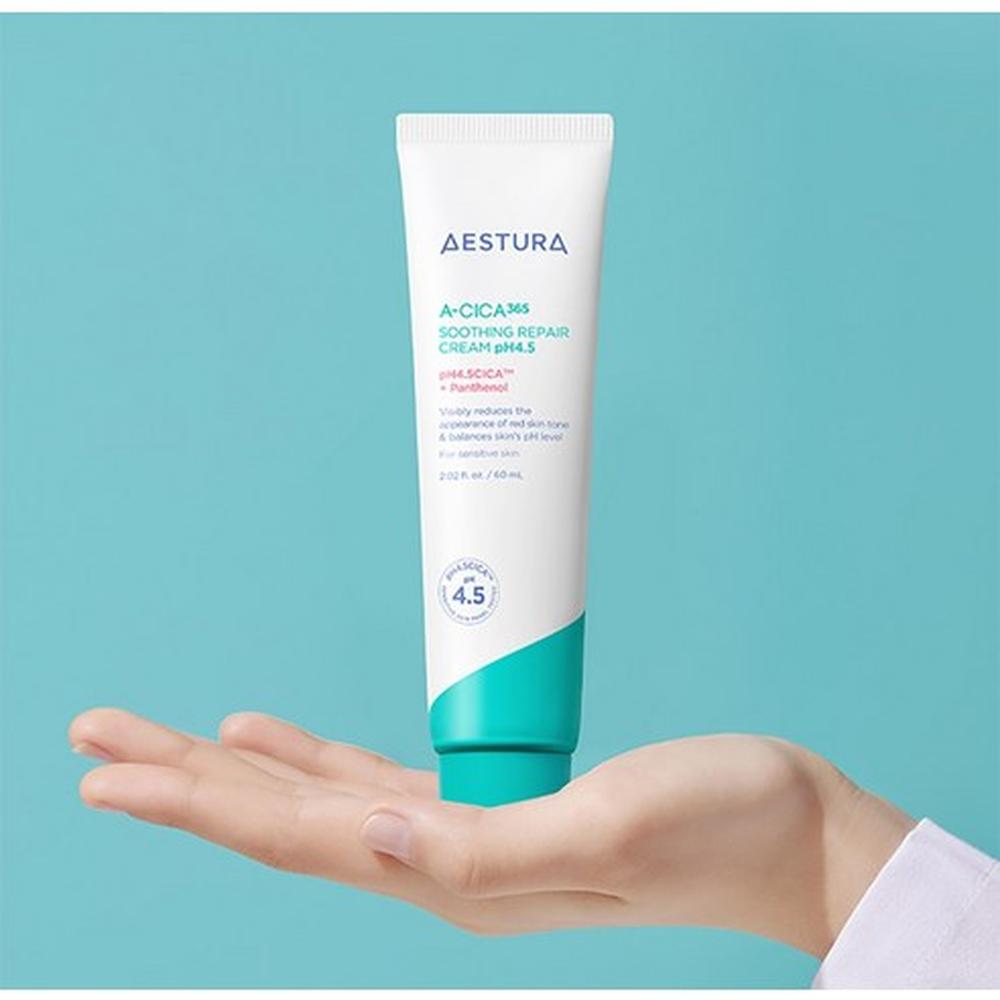 Aestura A-Cica 365 Repair Cream pH4.5 60ml – Skin Repair, Calming Care, Korean