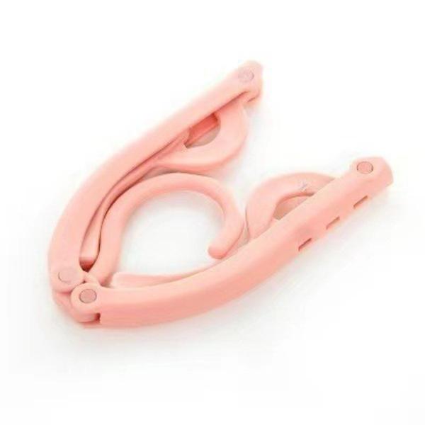 Skládací cestovní věšák, přenosný, silný, protiskluzový na oblečení, kalhoty, kravaty, ideální pro domácnost, kolej, cestování