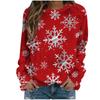 Christmas Tree Pattern Sweatshirt3D Print Women's Long Sleeve Round Neck Hoodie Fashion Casual Xmas Pullover Women's Streetwear