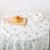1 Stück Blume Tischdecken Rund Bedruckt Baumwolle Bauernhaus Tischdecken Für Küche Wohnzimmer Esszimmer Waschbar Picknick Dekorationen