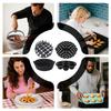 Silicone Air Fryer Liners 4 Pieces Liners Non Stick Air Fryer Basket Accessories Non Stick Air Fryer Basket Accessories