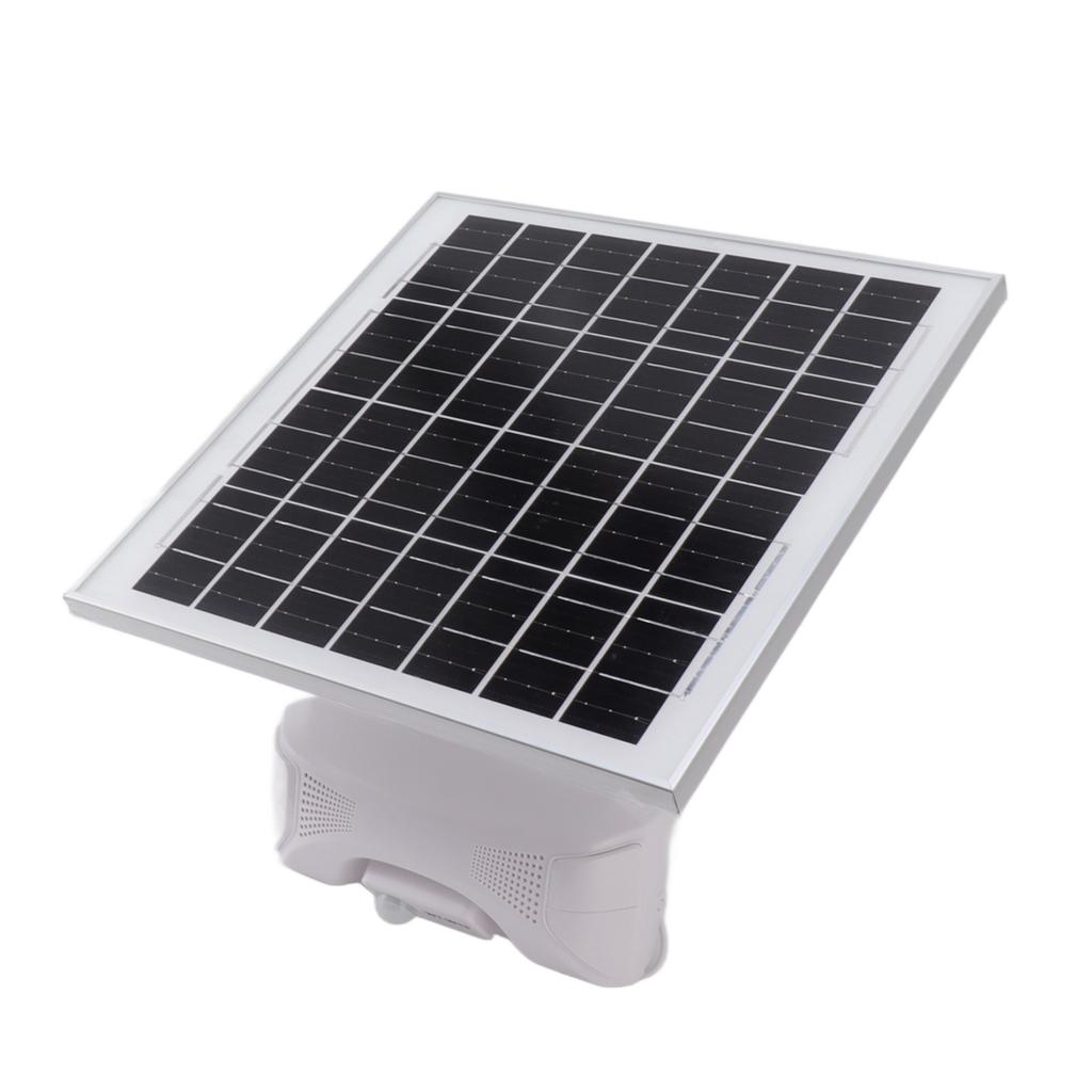 12V Outdoor Waterproof Infrared Microwave Motion Sensor Safety Reminder Speaker Solar Induction