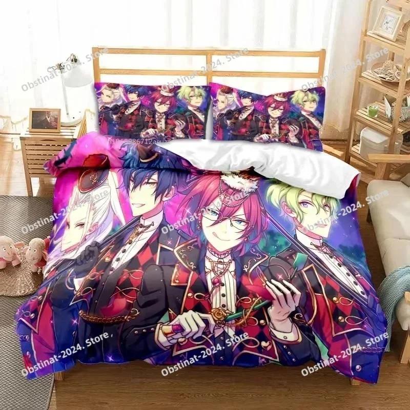 Rock Band Ensemble Stars All Season Twin Bedding Set Printed Single Comforter Duvet Cover Pillow Case 3 Pieces Kids Adult Size