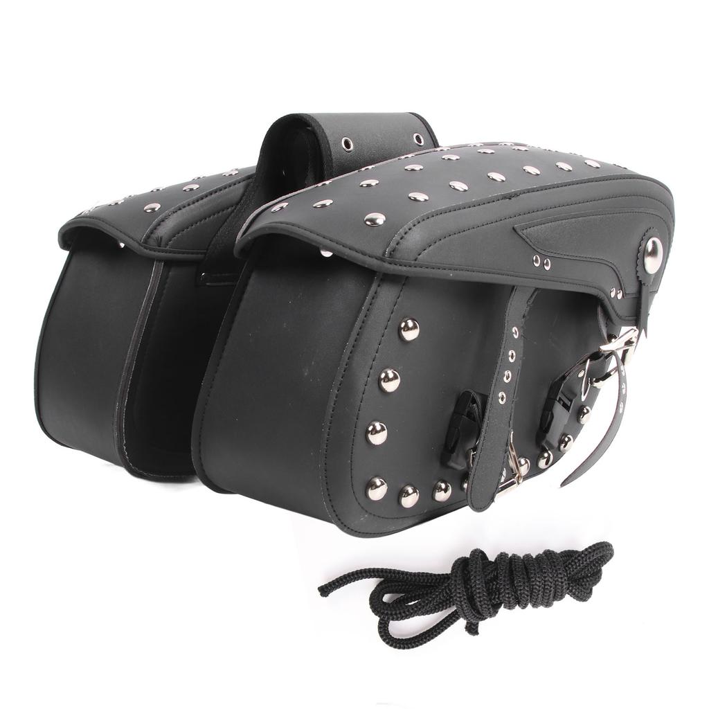 2Pcs Motorcycle Saddlebag Lightweight Versatile Stylish Look Motorcycle Side Luggage Bag for Motorbike