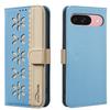 For Google Pixel 9 Pro/Google Pixel 9 Leather Case BINFEN COLOR BF36 Floral Pattern Phone Cover RFID Blocking Wallet Stand