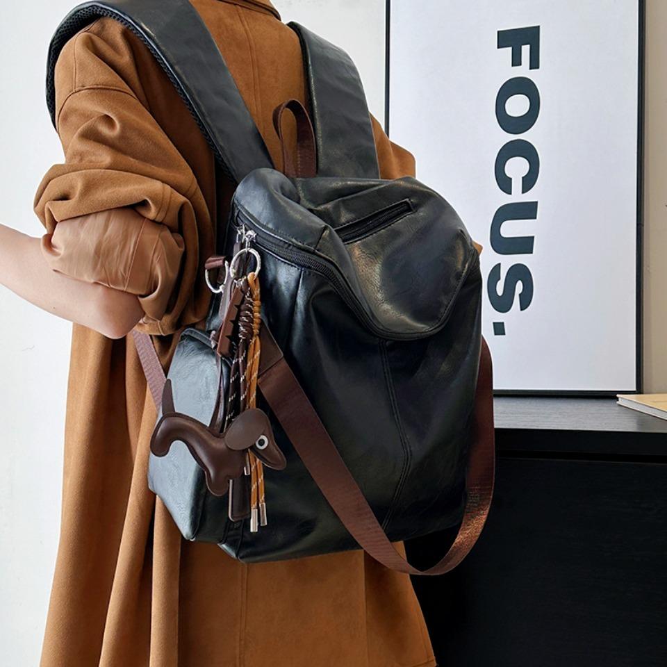 High Quality Soft Leather 3 in 1 Backpacks for Women 2026 Fashi Luxury Ladies Shoulder Bag Large Capacity School Bags Backpack