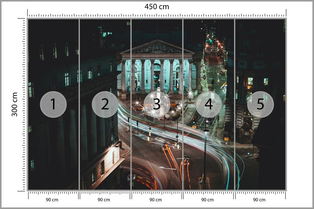 Photomural London At Night Non-Woven 450x300