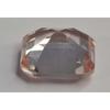 Asscher Cut Natural Peach Morganite 7-9 Ct Beautiful Certified Loose Gemstone