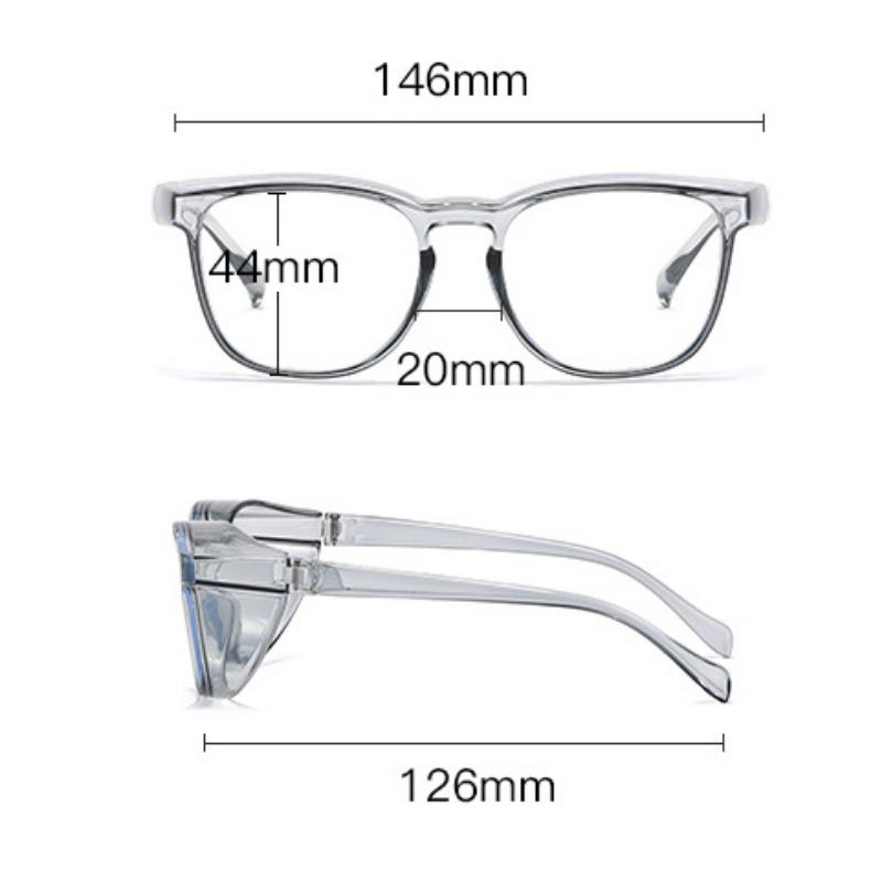 Non-polarized Fashion High Definition Transparent Anti Blue Light Goggles Men Women Anti Fog Anti Dust Sand-proof Protection Eyeglasses