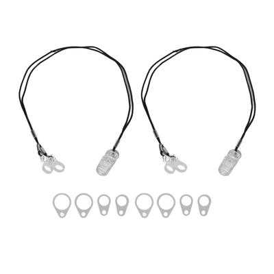 2PCS Hearing Aid Clips Prevent Lost Safe BTE Protector Hearing Aid Lanyard with Different Size