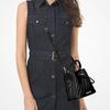 New MICHAEL KORS Suri Leather Bucket Bag, Shoulder Bag, Crossbody Bag Small Women's Black 35T0SU2C0U-BLACK