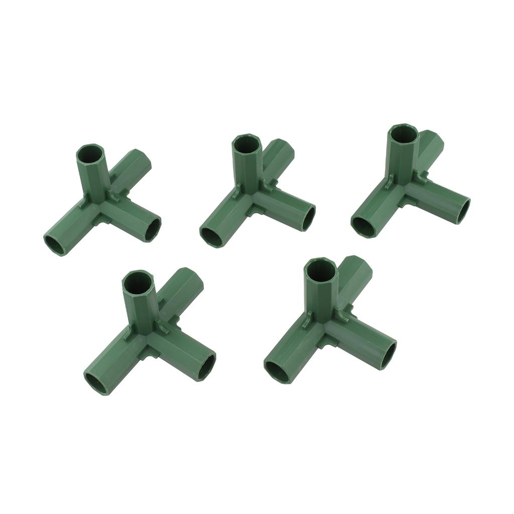 For Climbing Plants Four-Way Connectors Greenhouse Frame Connectors Greenhouse Setup Outdoor Gardening Applications