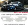 L/R For BMW 3-Series E92 E93 2010 2011 2012 2013 Clear Headlamp Lens Cover Car Front Headlight Cover Transparent Lampshade