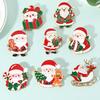 New Fashion Christmas Brooches - Sleigh, Santa, and Reindeer Pins for Women