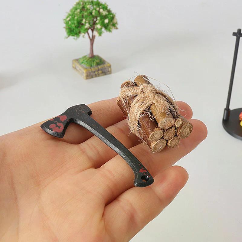 Fantasy Miniature Campfire & Teapot Sculpture, Modern Decor for Home, Kitchen & DIY Displays, Intricate Handcrafted Details