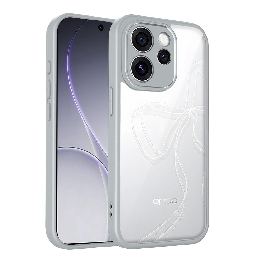 KEYSION Transparent Phone Case for OPPO Reno15 Pro Max 5G Soft Silicone+PC Clear Shockproof Phone Back Cover for OPPO Reno15 F 5G