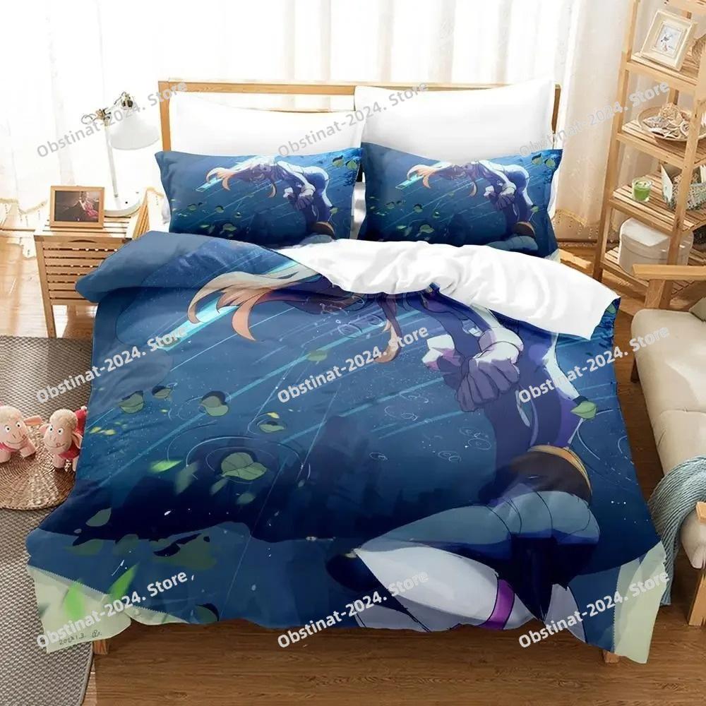 3d Anime Game Mega Man Zero Bedding Set Printed Bed Set Duvet Cover Sheet Pillowcase Bed Soft Quilt Cover Full Queen King Size