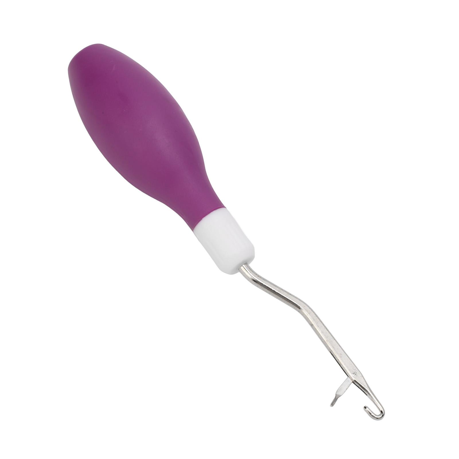 

Коврик Крючок Овальная Форма Резиновая Ручка Портативный Крючок для Вязания Ковров для Тканевых Поделок Крючок для Вязания