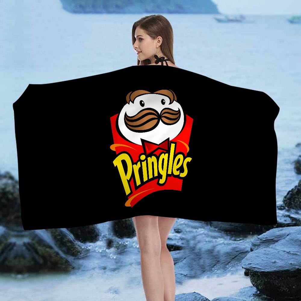 Mode P-Pringles L-LLC Strandtuch Bunte Badetücher für Mädchen Mikrofaser Schnelltrocknend Individuell Sandfrei Strand Yoga Spa Fitnessstudio Pool