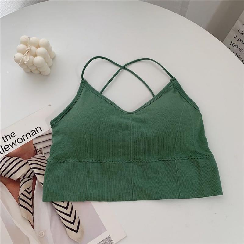 Women Cross Strap Sports Bra Top Women Push Up Sport Bra Yoga Gym Crop Top Brassiere Fitness Top Sport Bra Breathable Bras