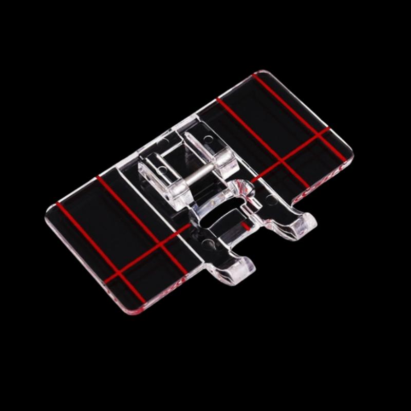 Plastic Clear Parallel Stitch tool Foot Presser Guide Foot Domestic Sewing Machine accessories