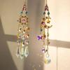 Home Fashion Decoration Brand New Crystal Pendant Window Prism Rainbow Wind Chime Sun and Moon Hanging Garden Craft Decoration