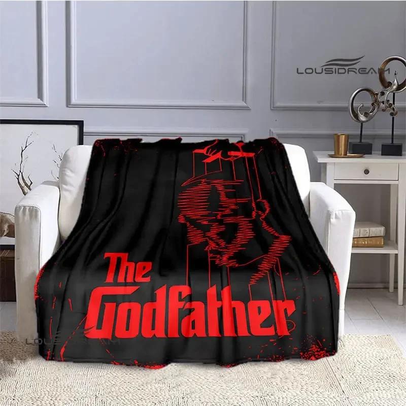 The Godfather Retro Printed Blanket Picnic Blanket Warm Flannel Blankets Home Bed Linings Blankets for Beds Birthday Gift