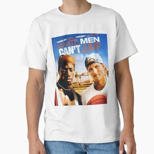 White Unisex Cant Jump Billy Hoyle Classic TShir Made In UsaAus TShirt S2xl S